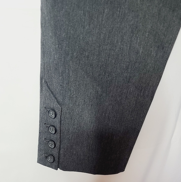 Express Editor gray work career slacks pants sz 2 - Picture 5 of 6